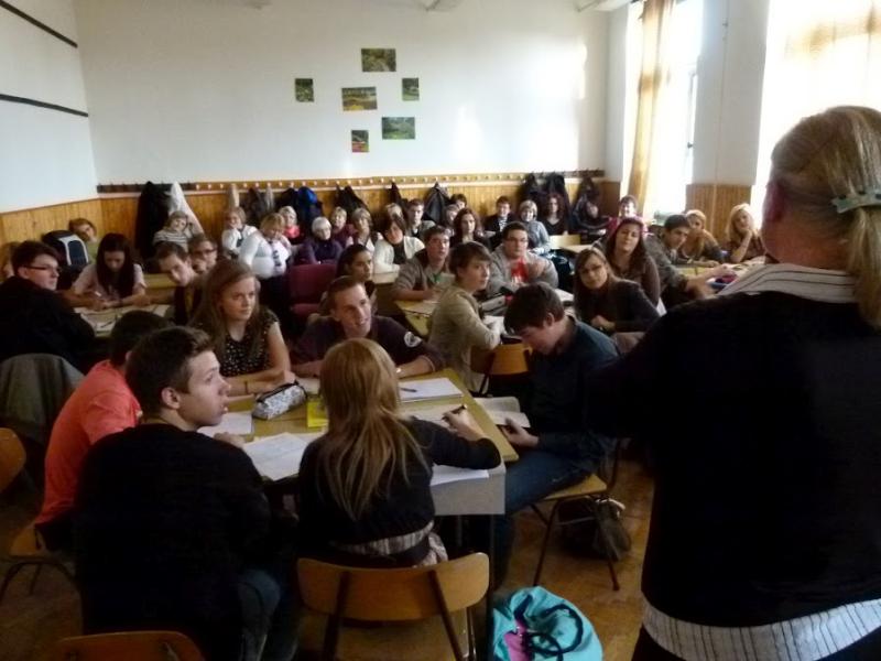 Bemutató óra a 11.B osztályban Bemutató óra a 11.B osztályban